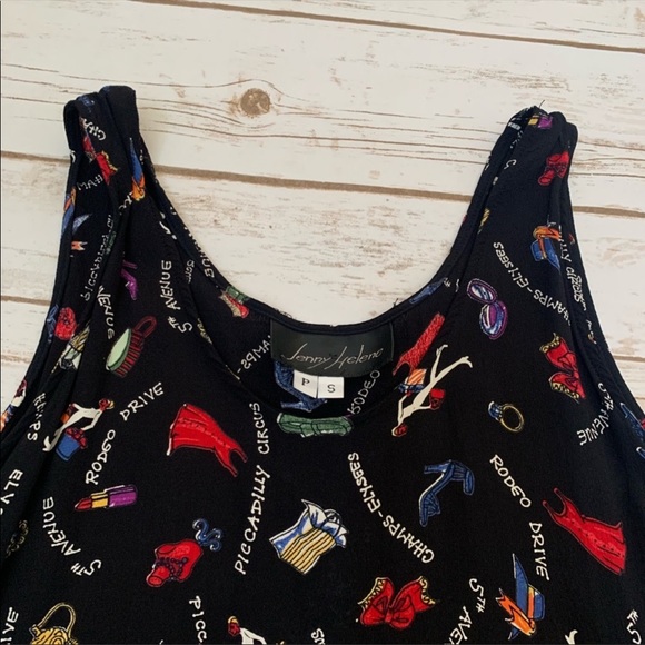 Jenny Helene Scoop Neck Sleeveless Shift Dress - Picture 3 of 4